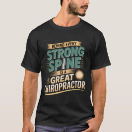 Camiseta Forte Design de citação do Excelente Chiropractor