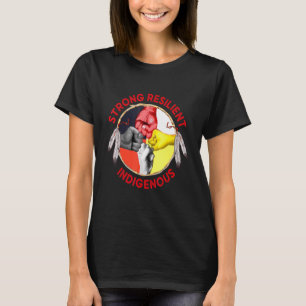 Camiseta Forte e resistente consciência do Indígenas sem Si