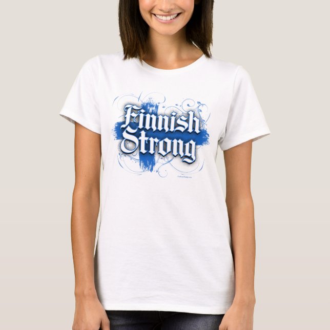 Camiseta Forte finlandês (Finlandia) (Frente)