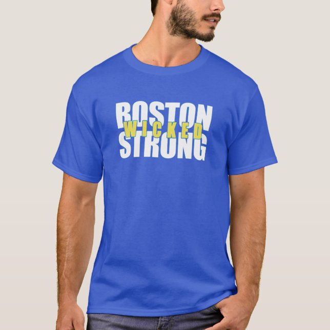 Camiseta forte má de Boston (Frente)
