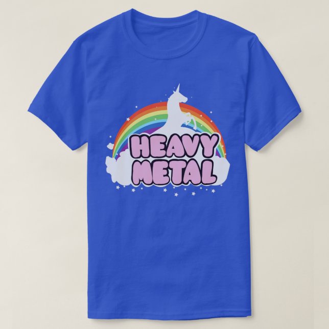 Camiseta Forte Metal Unicorn Music Ella Lopez Gift (Frente do Design)