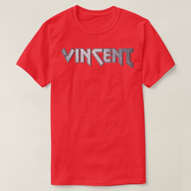 Camiseta Forte metal Vincent (Frente do Design)