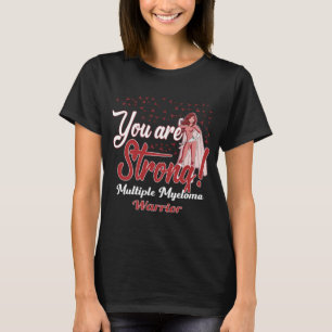 Camiseta forte mieloma múltiplo guerreiro