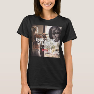 Camiseta Forte Mindset - Inspiração Malhação feminina