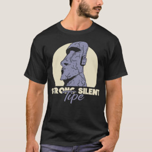 Camiseta Forte Moai Silencioso