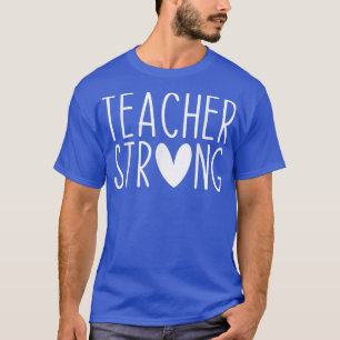 Camiseta Forte Motivação do Professor Ensino Inspiracional