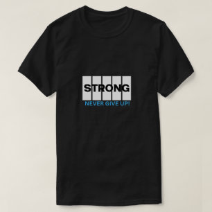 Camiseta Forte Nunca Desista Um presente perfeito para cami