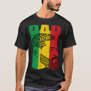 Camiseta Forte Pai Negro Rei Africano