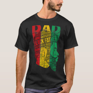 Camiseta Forte Pai Negro Rei Africano