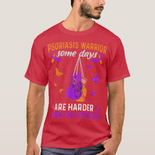 Camiseta Forte Psoríase Warrior Ribbon Suporta Psoríase