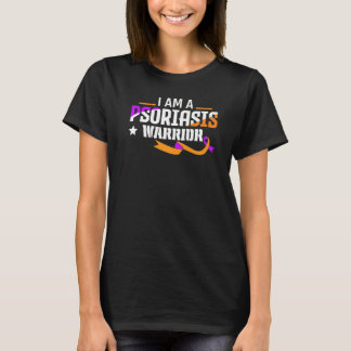 Camiseta Forte Psoríase Warrior Ribbon Suporta Psoríase