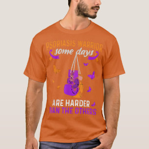 Camiseta Forte Psoríase Warrior Ribbon Suporta Psoríase