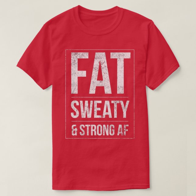 Camiseta Forte tensor de força, tenente e força (Frente do Design)