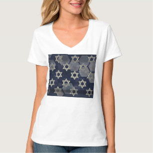 Camiseta Forte vibe de Hanukkah da SlipperyJoe's Estrela de