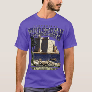 Camiseta Fortificações de Cannes do santo Honorat