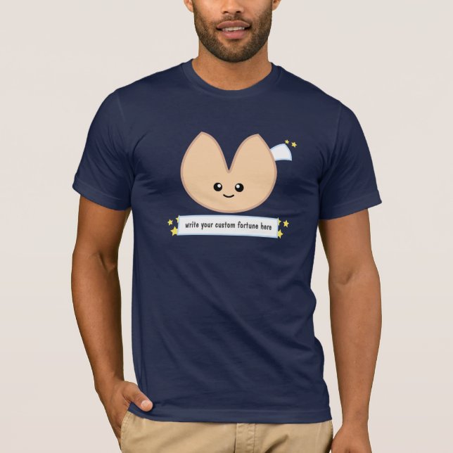 Camiseta Fortuna do biscoito de fortuna - customizável! (Frente)