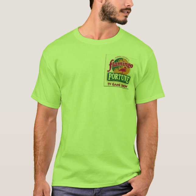 Camiseta fortuna do flamingo (Frente)