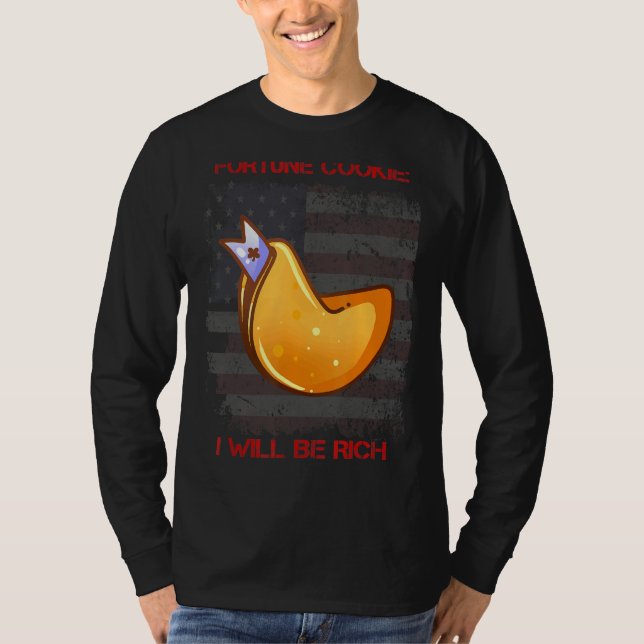 Camiseta Fortune Cookie, Eu Vou Ser Rico Dizendo (Frente)
