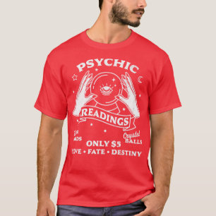 Camiseta Fortune Teller Psychic Readere Tarot Crystal Ball