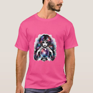 Camiseta Fortune Teller Psychic Readere Tarot Crystal Ball