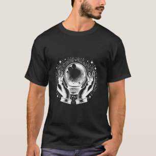 Camiseta Fortune Teller Psychic Readere Tarot Crystal Ball