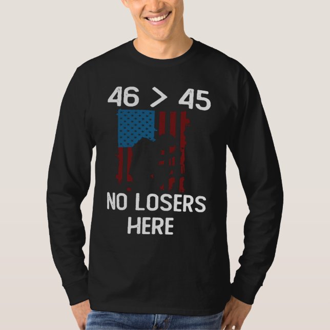 Camiseta Forty Six Greater Than Forty Five  No Losers Here (Frente)