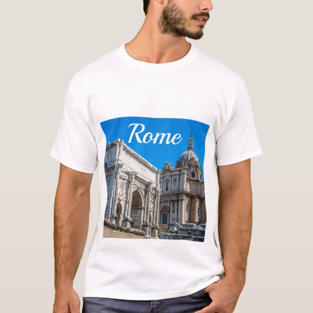 Camiseta Fórum Romano arruina em Roma, Itália (Frente)
