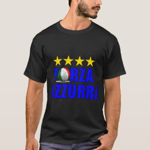Camiseta Forza Azzurri 4 Vezes Campeões Mundiais de Futebol