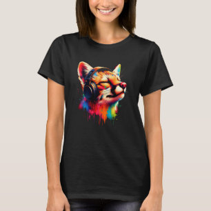 Camiseta Fossa legal Fossa Auscultadores Música Arte Natal