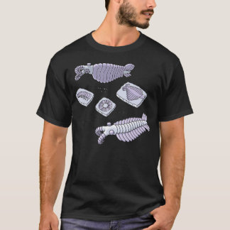 Camiseta Fósseis de Anomalocaris