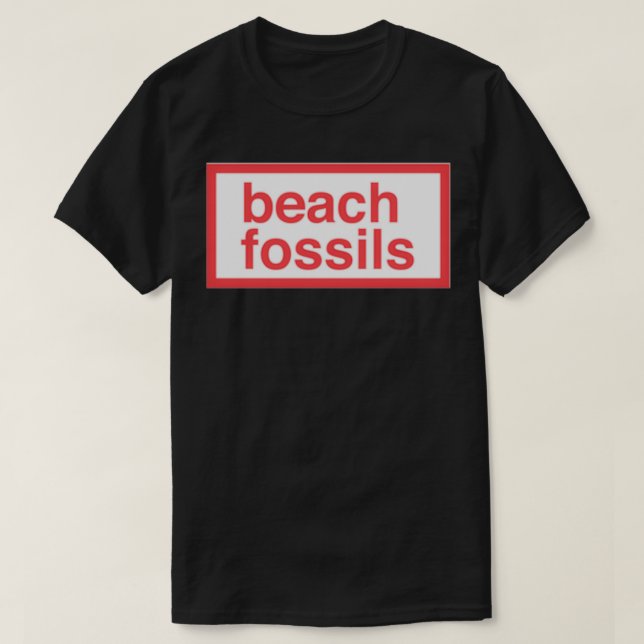 Camiseta Fósseis de Praia TShirt Clássico (Frente do Design)