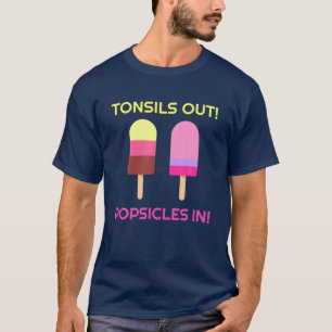 Camiseta Fósseis De Tonsils Em Cirurgia Engraçada De Tons