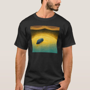 Camiseta Fóssil de Trilobita Professor de Geologia Estudant