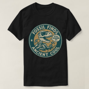 Camiseta Fóssil encontra a antiga arqueologia Legal T-Rex