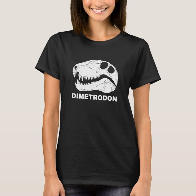 Camiseta Fóssil Fóssil do Dimetrodon 1 (Frente)
