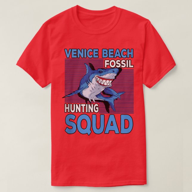 Camiseta Fóssil Hunter Design para Entusiasta de Dentes de  (Frente do Design)
