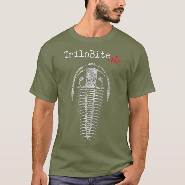 Camiseta Fossil Hunter TriloBite Me Paleontologist Funny (Frente)