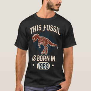 Camiseta Fóssil TRex Funny Birthday S