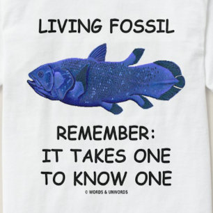 Camiseta Fóssil vivo (Coelacanth)