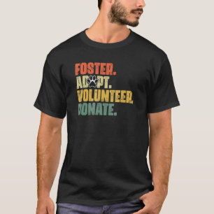 Camiseta Foster Adotar Bolsa de Salvamento de Doadores Volu