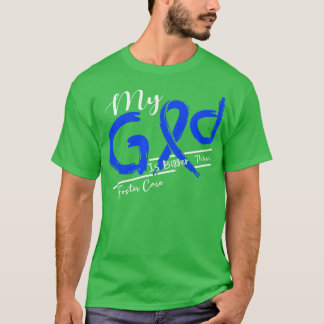 Camiseta Foster Cuidado Consciência Meu Deus É Mais Forte N