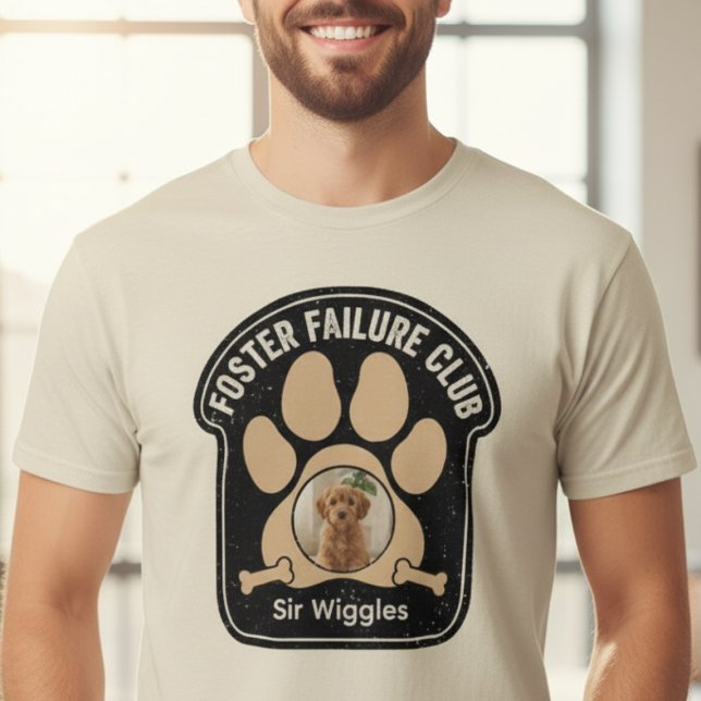 Camiseta Foster Failure Club Dog Dad T-Shirt Gift (Dog foster photo tshirt)