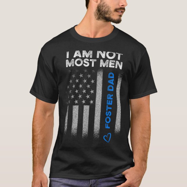 Camiseta Foster Parent Dad Most Men Foster Care  (Frente)