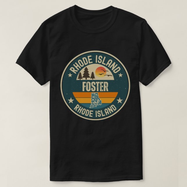 Camiseta Foster, Rhode Island (Frente do Design)