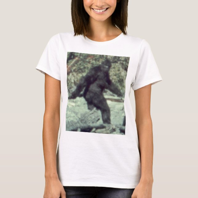 CAMISETA FOTO 1967 DE BIGFOOT SASQUATCH DO ORIGINAL (Frente)