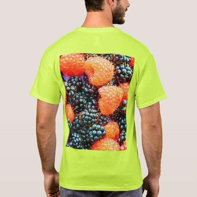 Camiseta Foto "A Mistura de Berries". Compre agora (Verso)