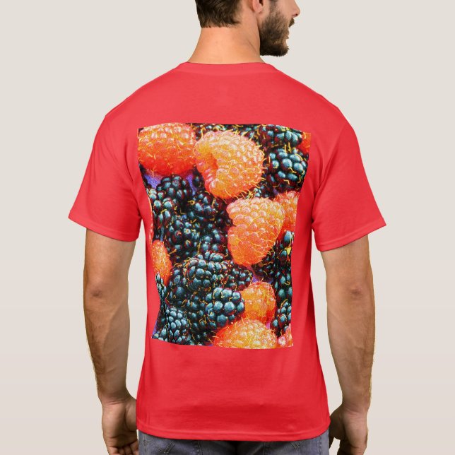 Camiseta Foto "A Mistura de Berries". Compre agora (Verso)