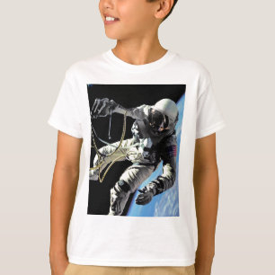 Camiseta Foto americana do Spacewalk do astronauta da NASA