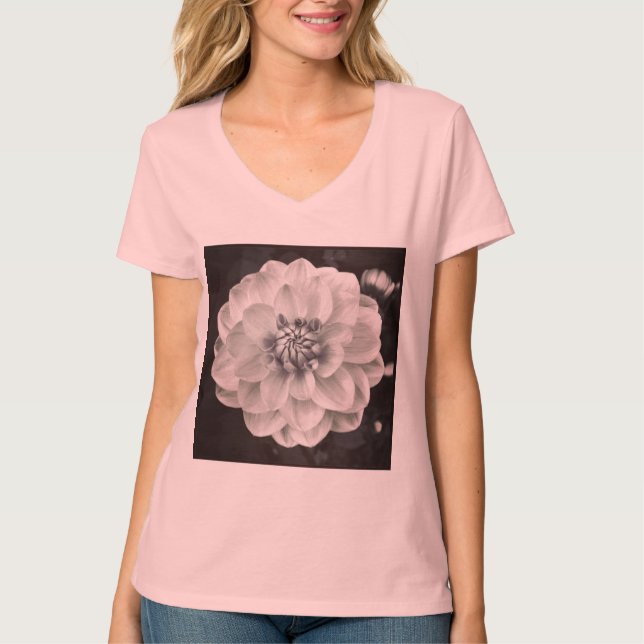 Camiseta Foto ao quadrado - Chrysanthemum (Frente)