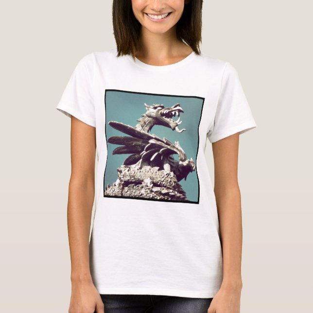 Camiseta Foto ao quadrado - Dragão (Frente)